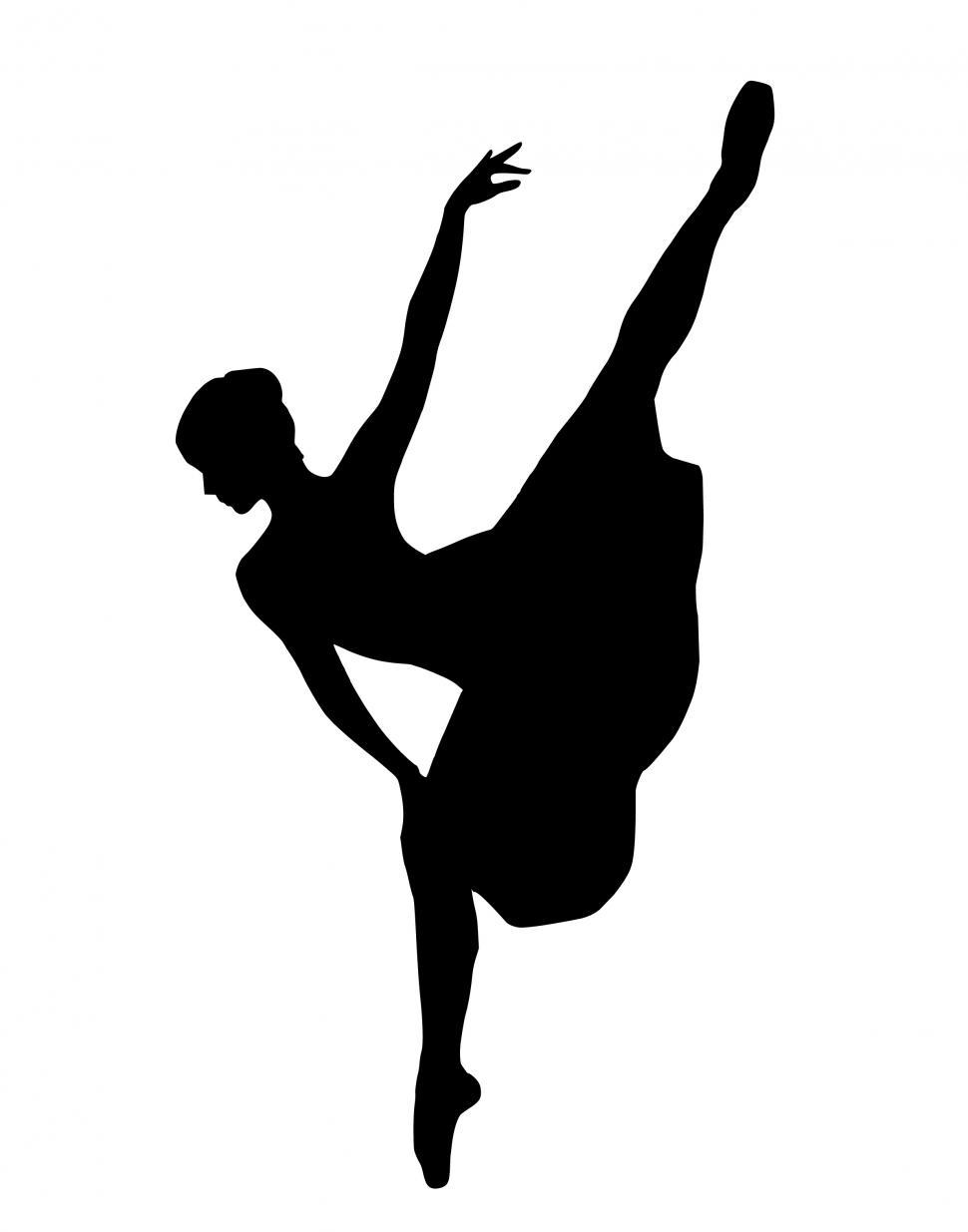 Free Image of ballet dancer Silhouette  