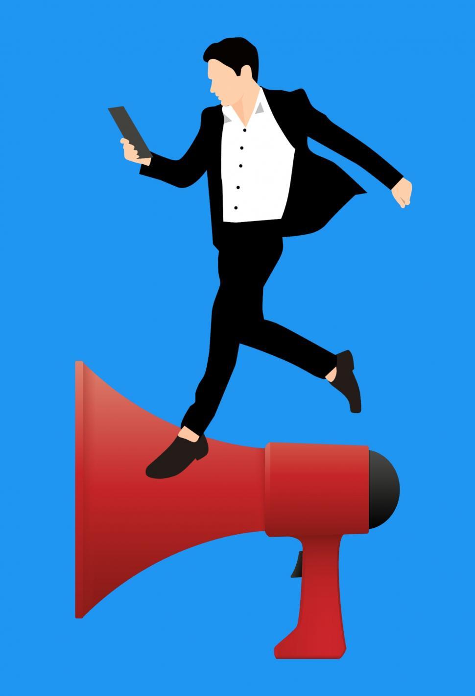 Free Image of marketing seo Megaphone  