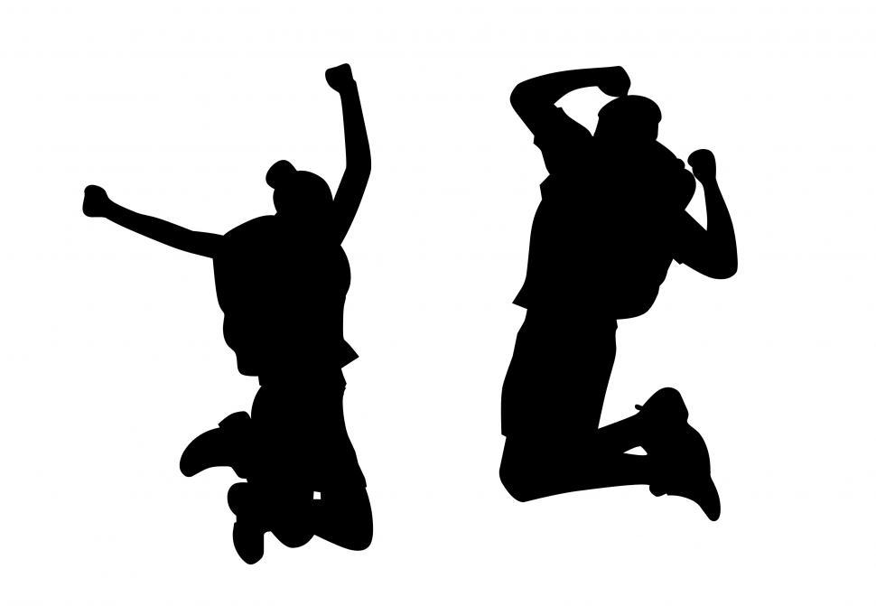 Free Image of Success freedom jump  