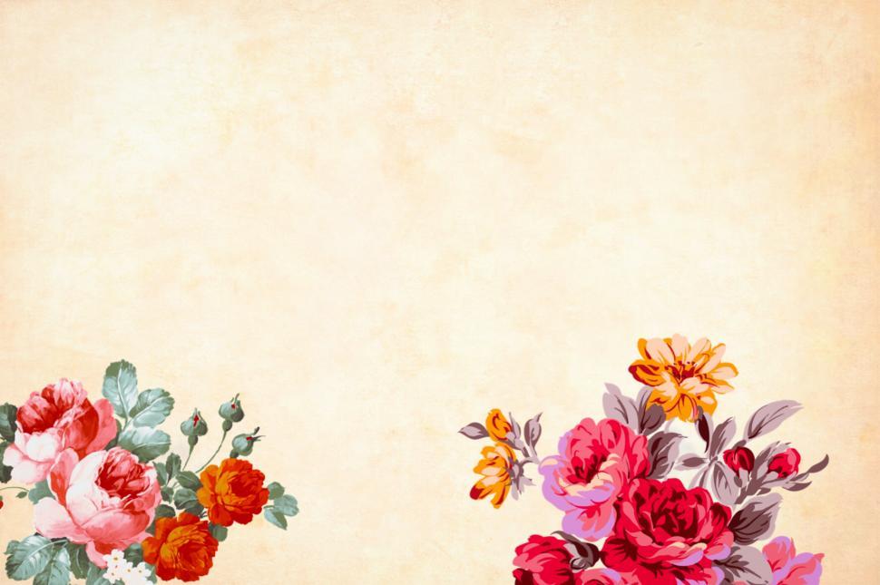 Free Image of Flower Background - Red flower illustrations 