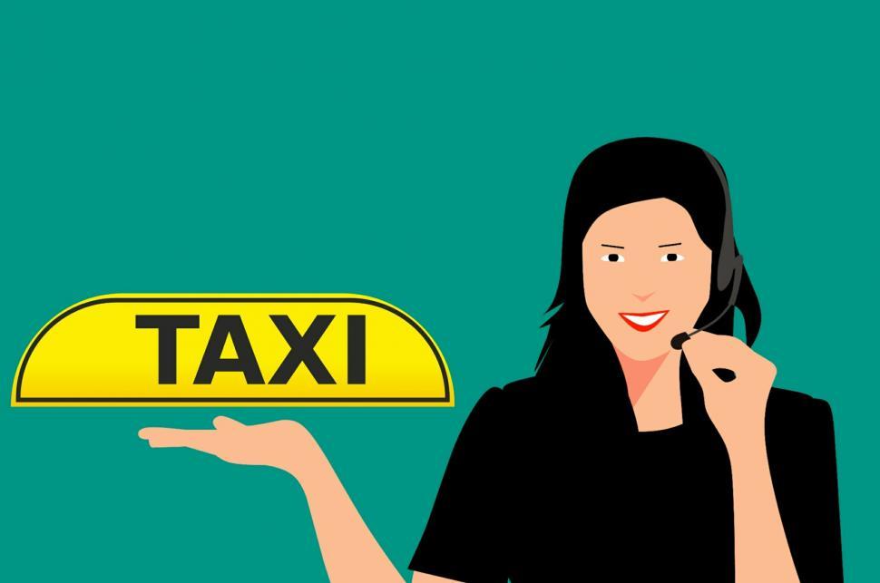 Free Image of taxi dispatcher with headset 