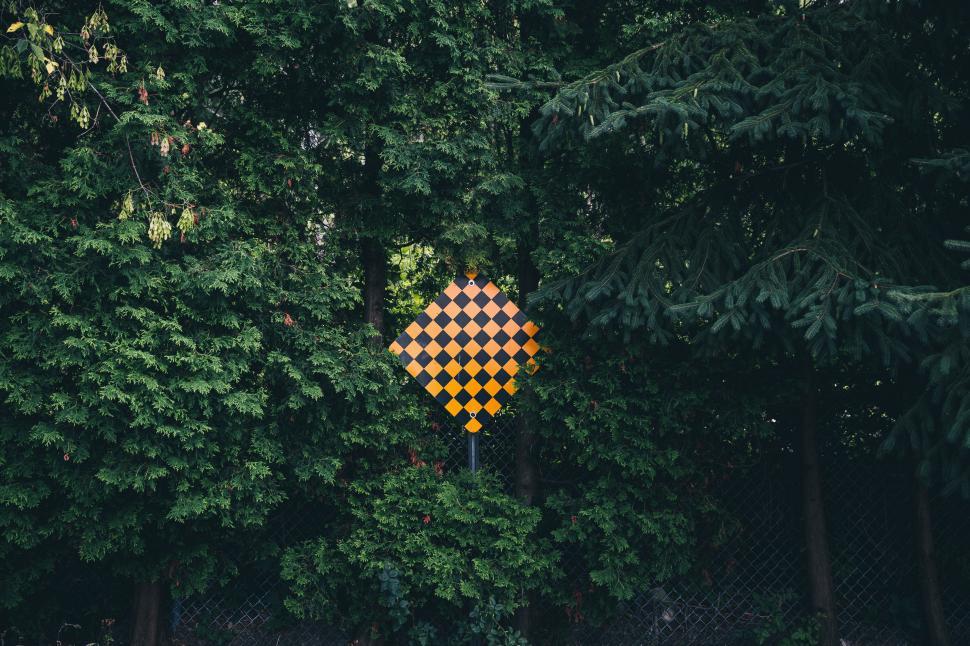 Free Image of Dead End  signboard in the forest 