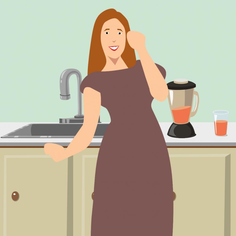Free Image of housewife  