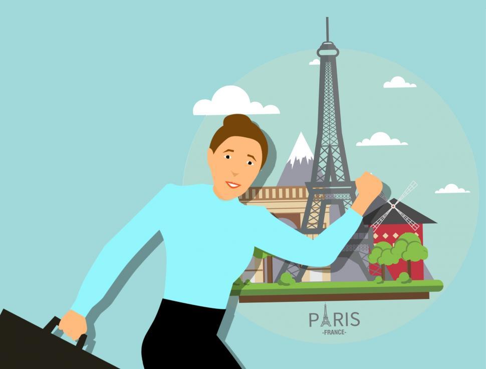 Free Image of traveling to France  