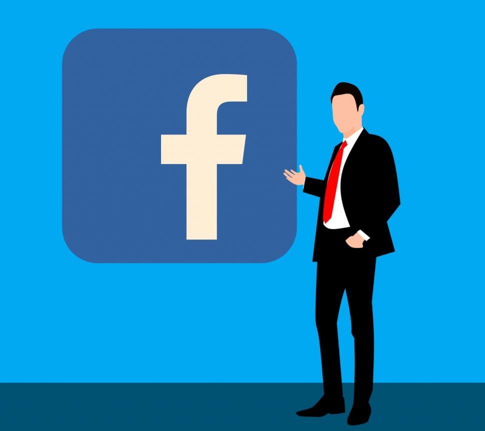 Free Image of facebook social media businessman 