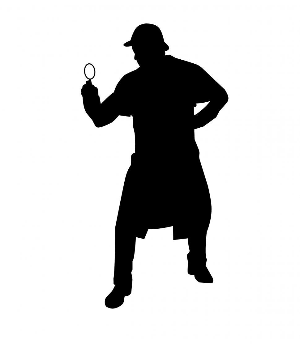 Free Image of Sherlock Holmes Silhouette  