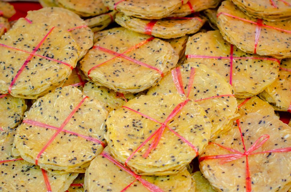Free Image of Wrapped Thai Food  