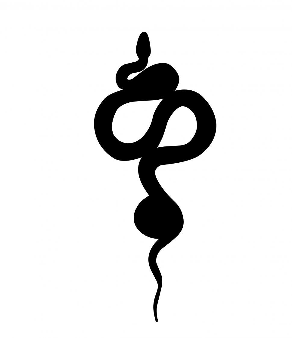 Free Image of snake Silhouette  