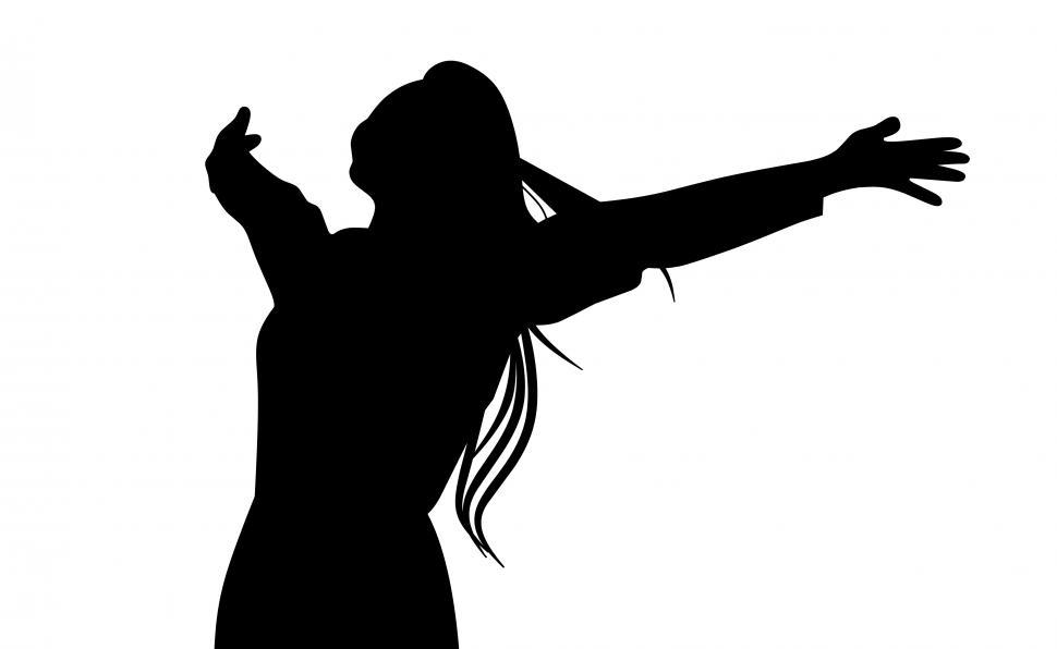 Free Image of woman feeling free  