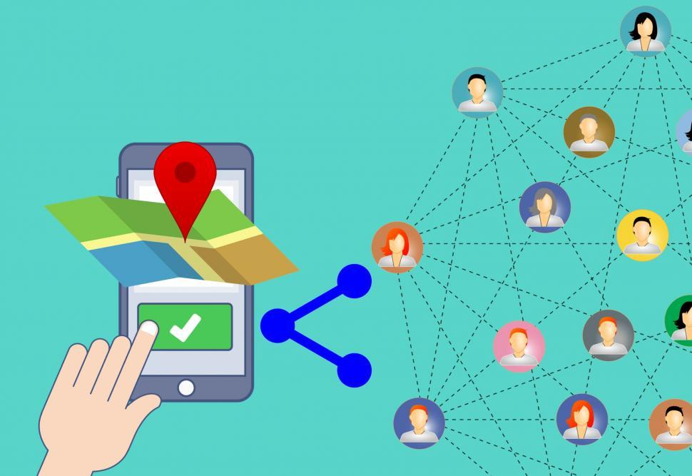 Free Image of sharing location  