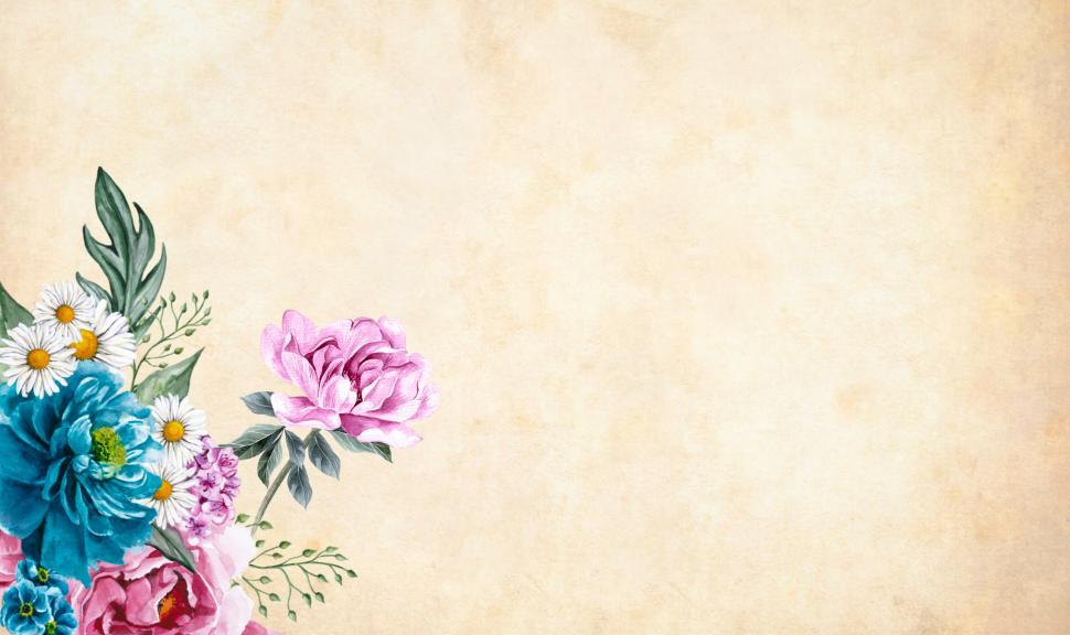 Free Image of Many Colored Flower Background  