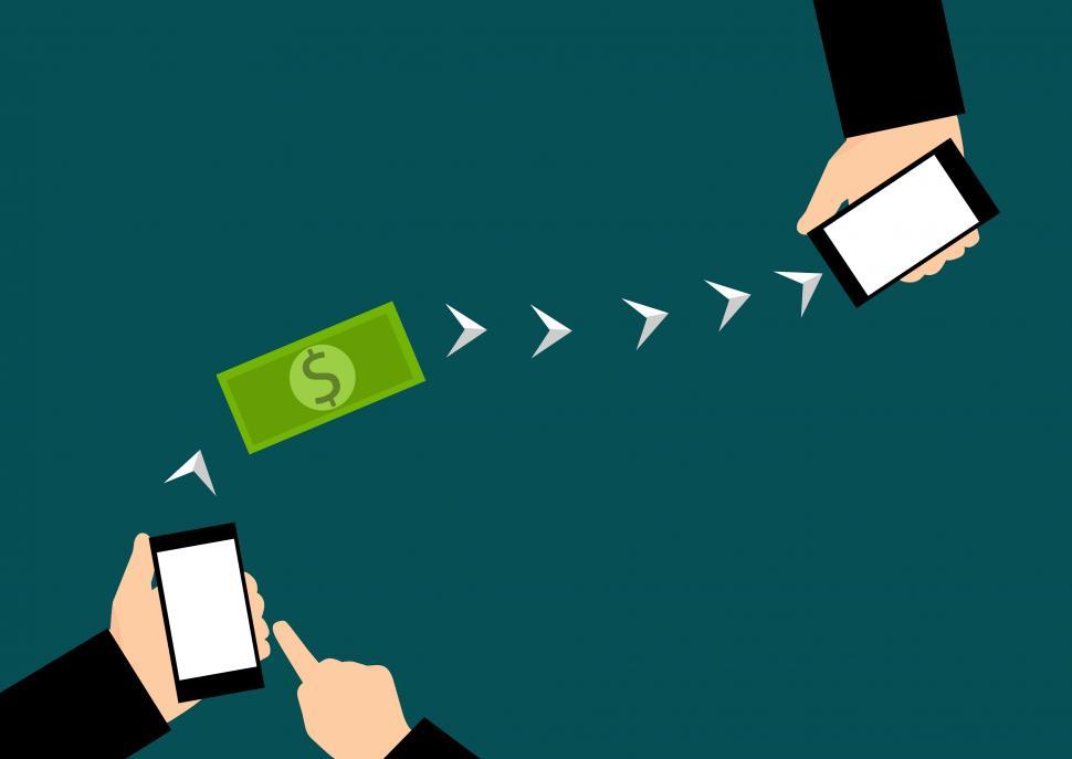 Free Image of money transfer  