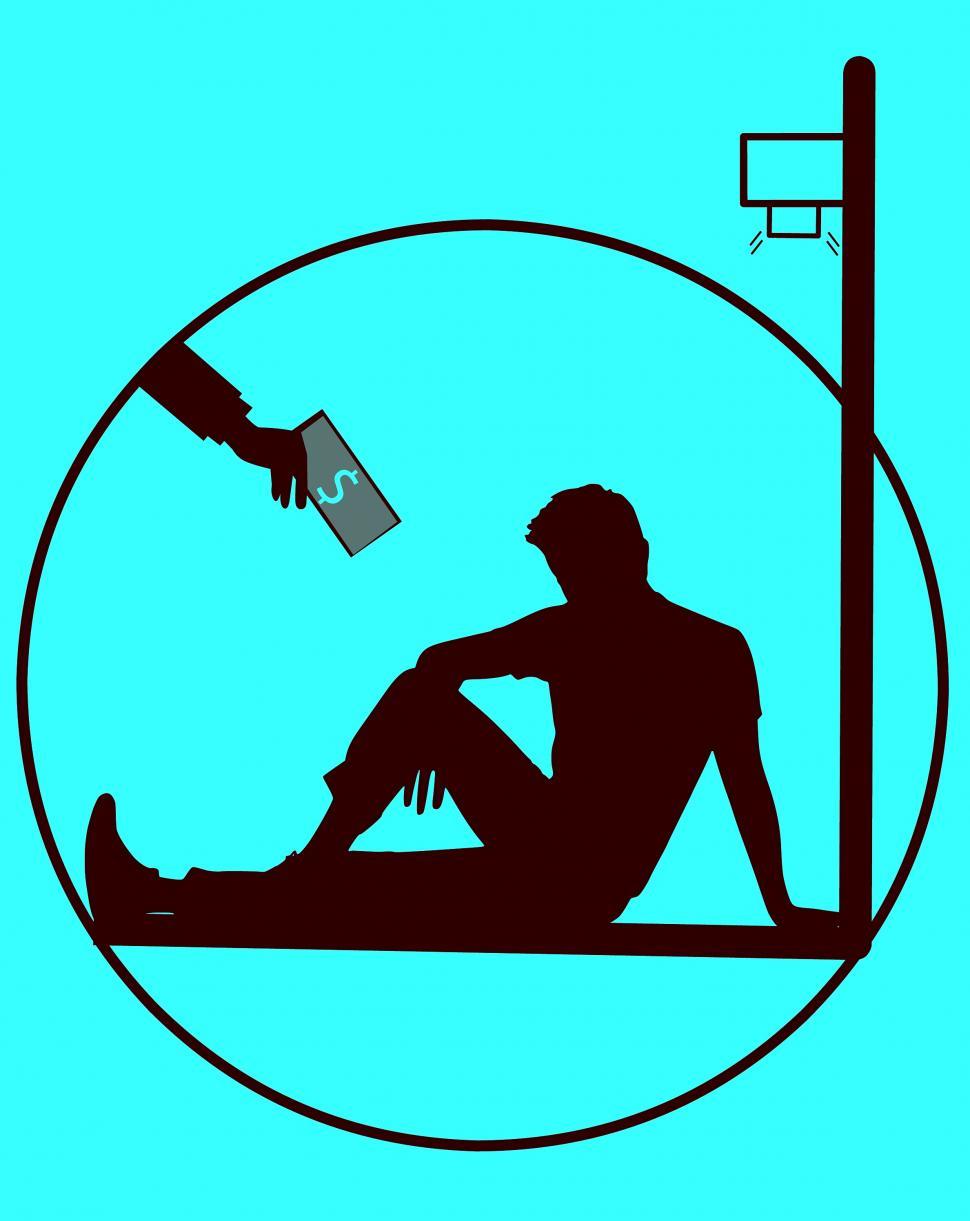 Free Image of homeless Silhouette  