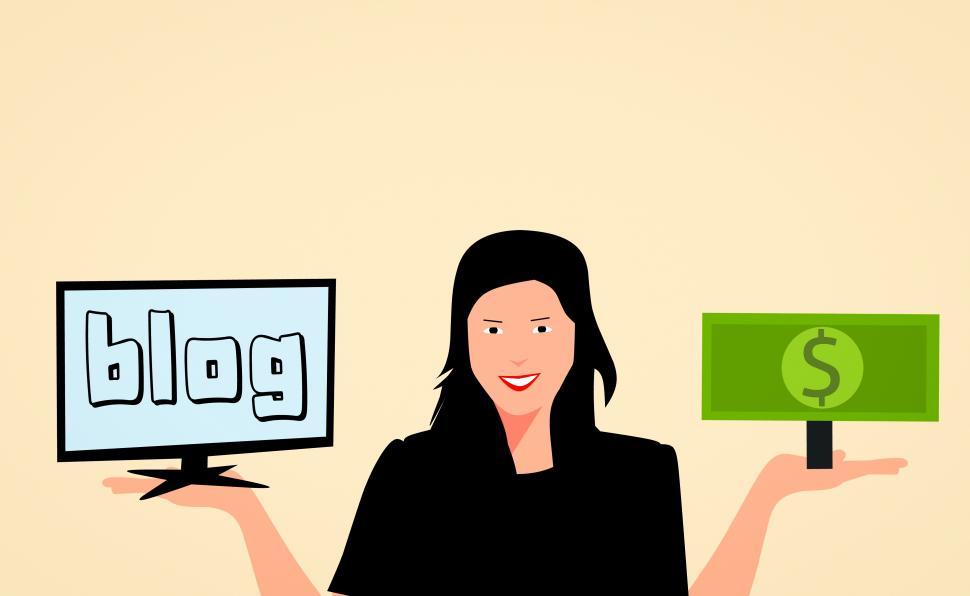 Free Image of earn money from Blogging  