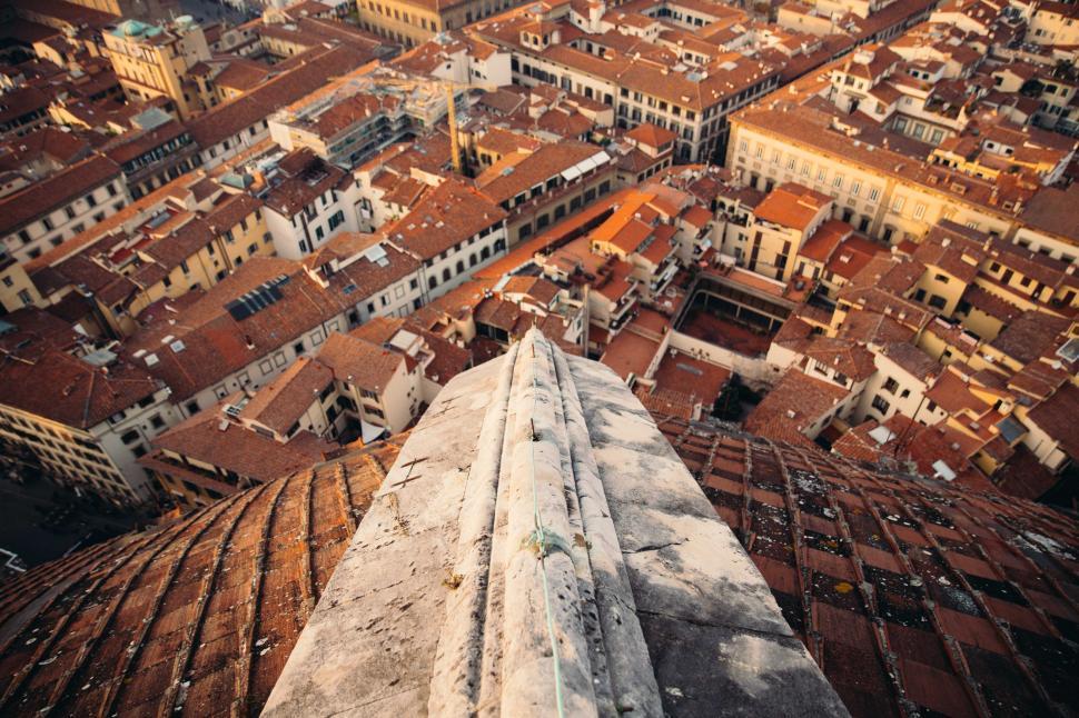 Free Image of Basilica rooftop of Florence Cathedral 