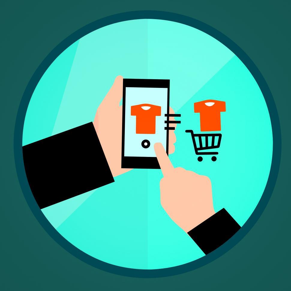 Free Image of Shopping online  