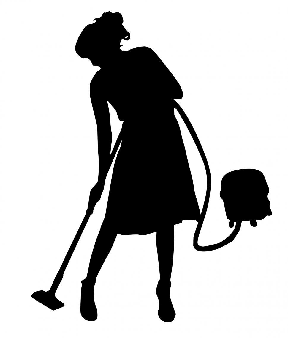 Free Image of cleaning Silhouette  