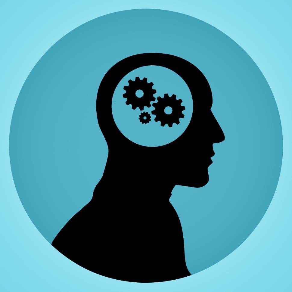 Free Image of man thinking Silhouette  