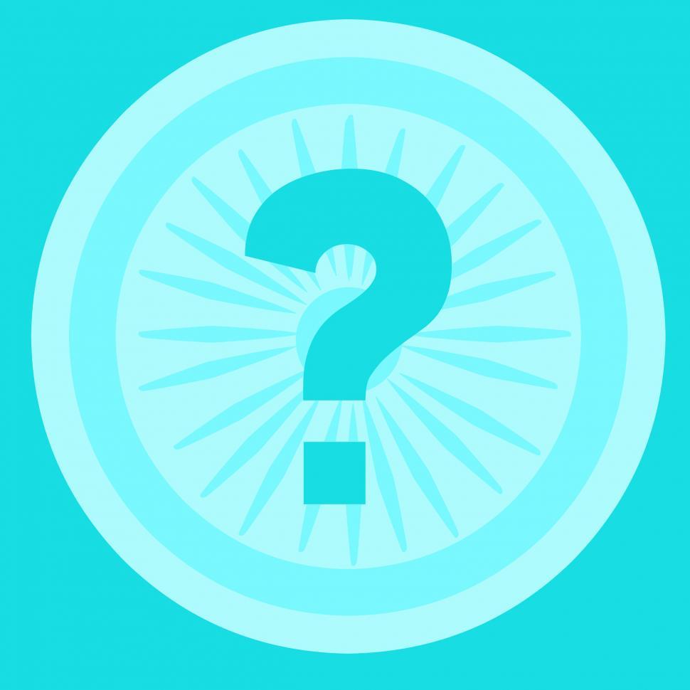 Free Image of faq sign Illustration  