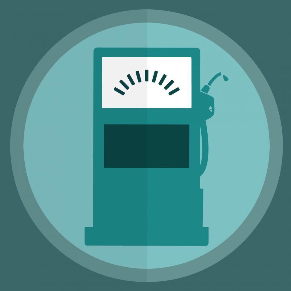 Free Image of gas station Illustration  