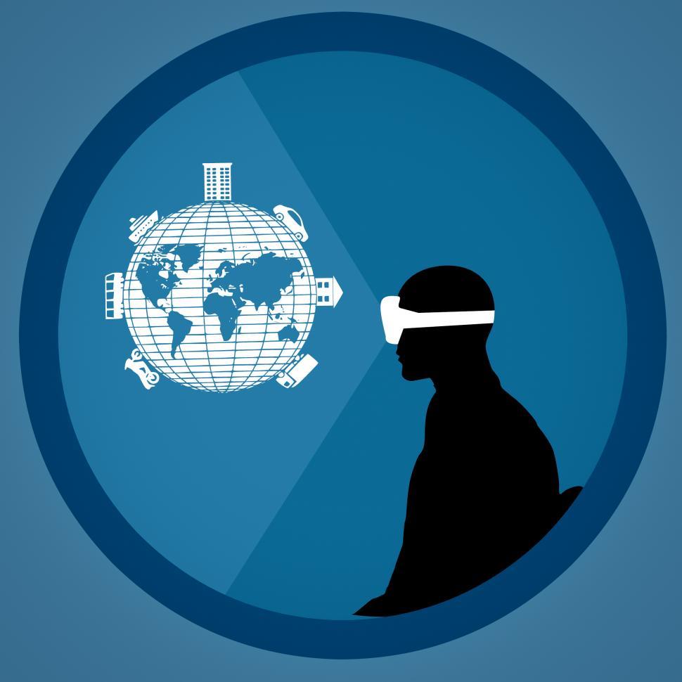 Free Image of virtual reality Illustration  