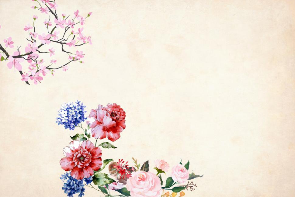 Free Image of Flower Background - Multiple flowers 