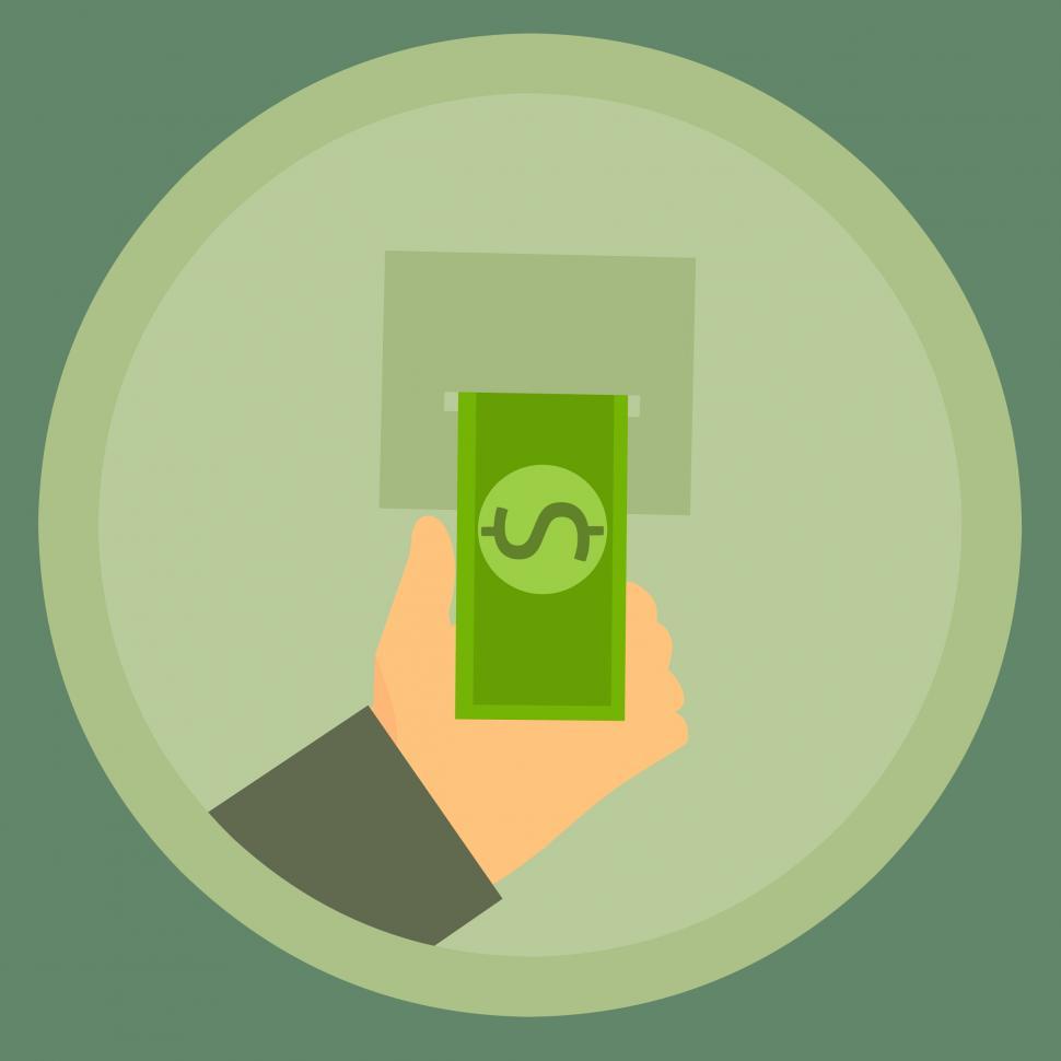 Free Image of atm icon Illustration  