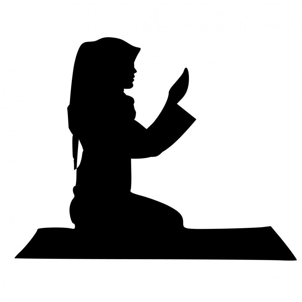 Free Image of hijab Silhouette  