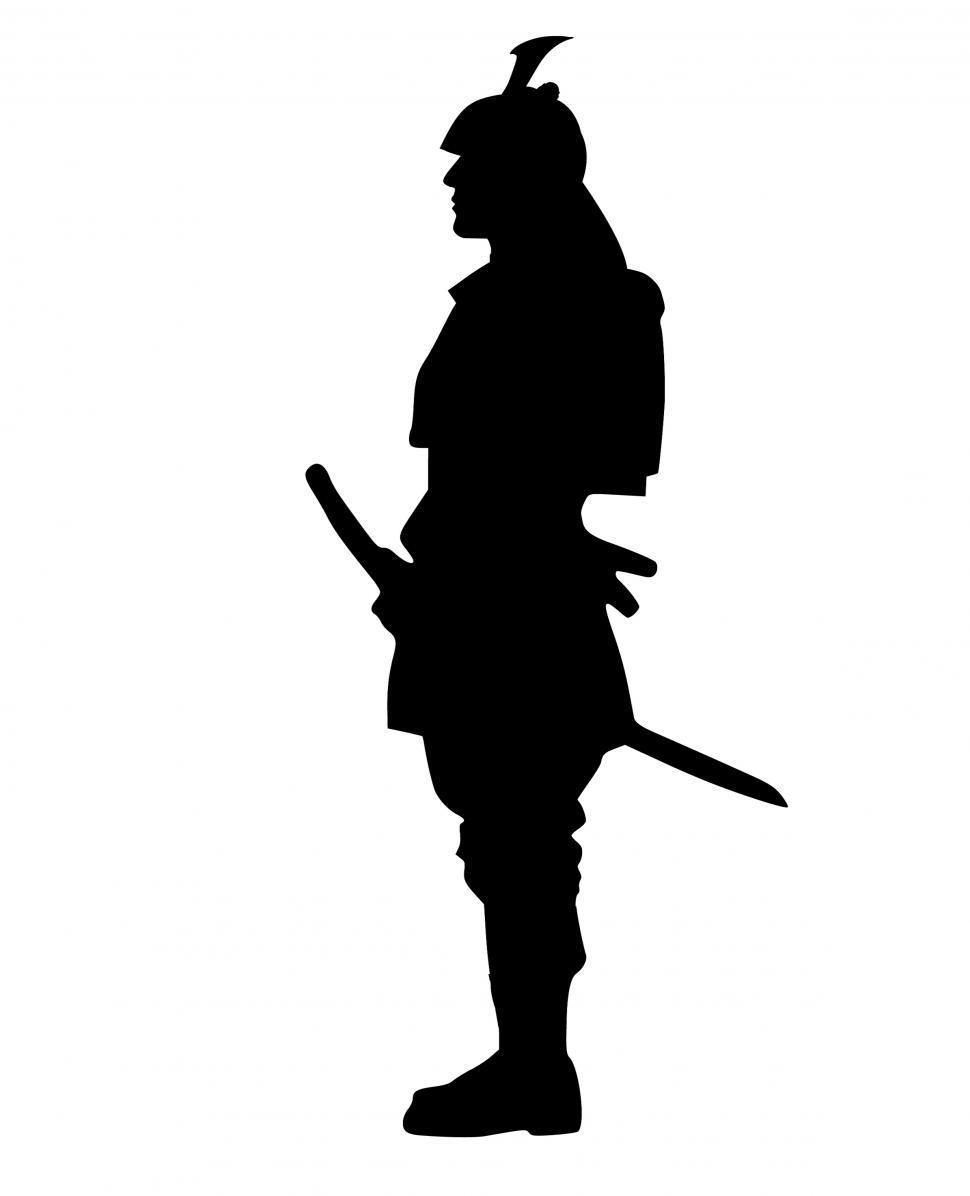 Free Image of samurai Silhouette  