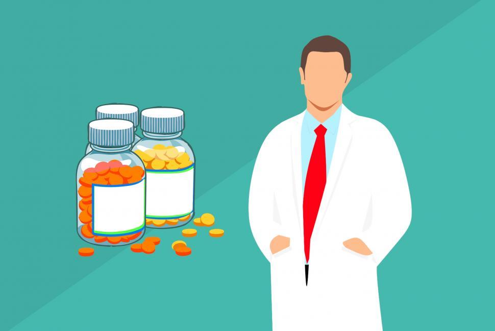Free Image of pharmacist Illustration  