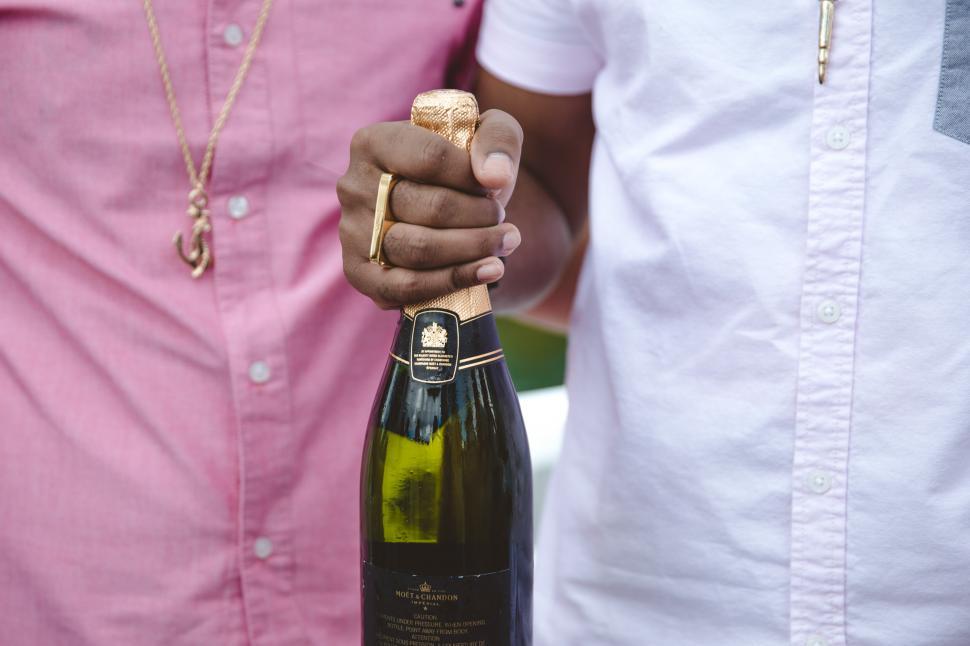 Free Image of Friends celebrating with champagne 