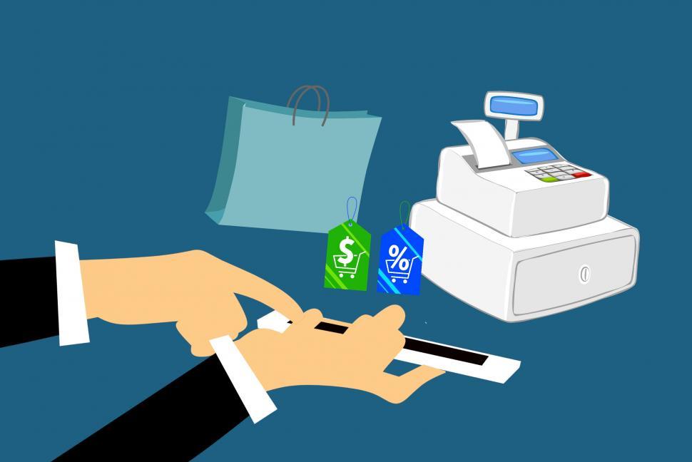 Free Image of Shopping online  
