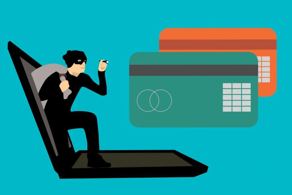 Free Image of hacking credit card  
