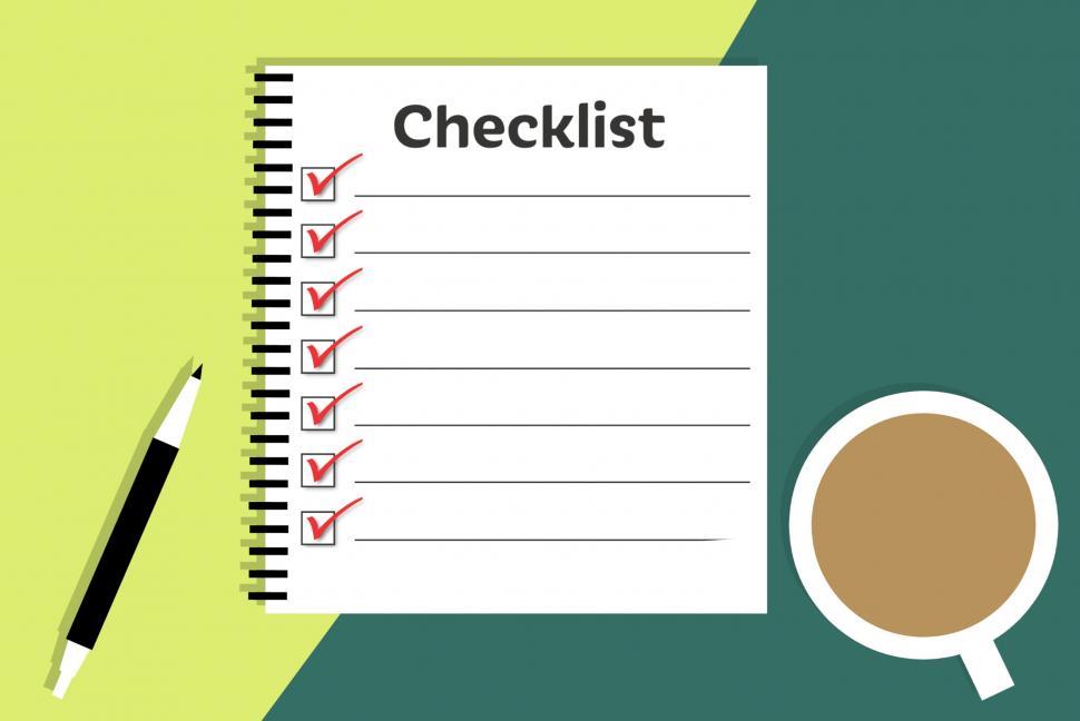 Free Image of checklist  