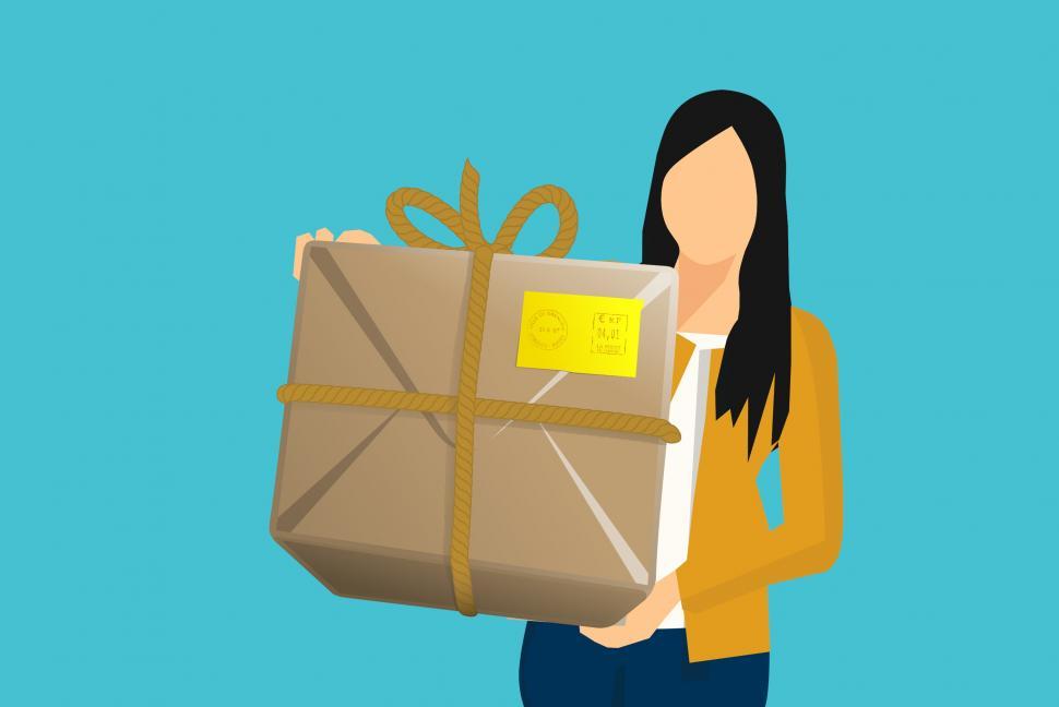 Free Image of shipment received  