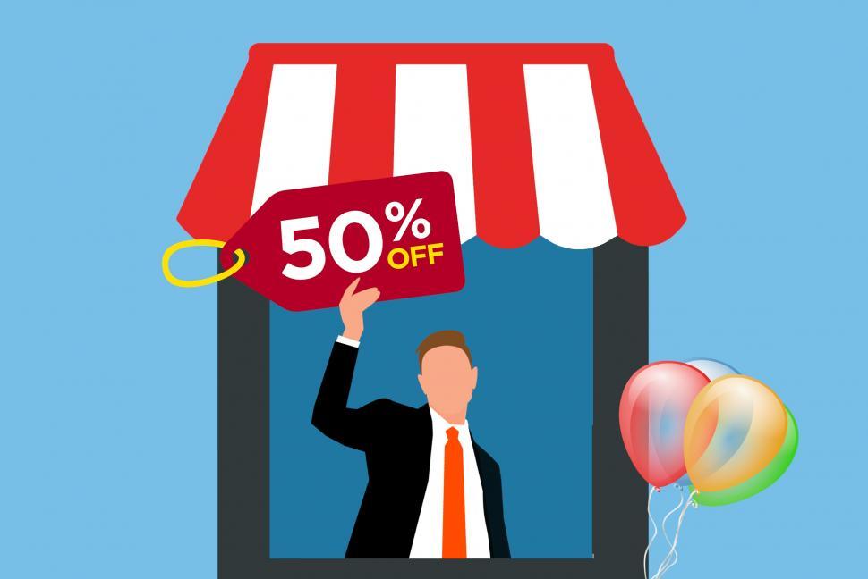Free Image of sale day  