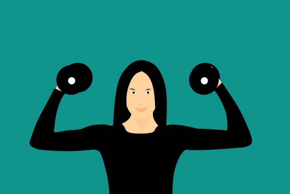 Free Image of woman in gym   