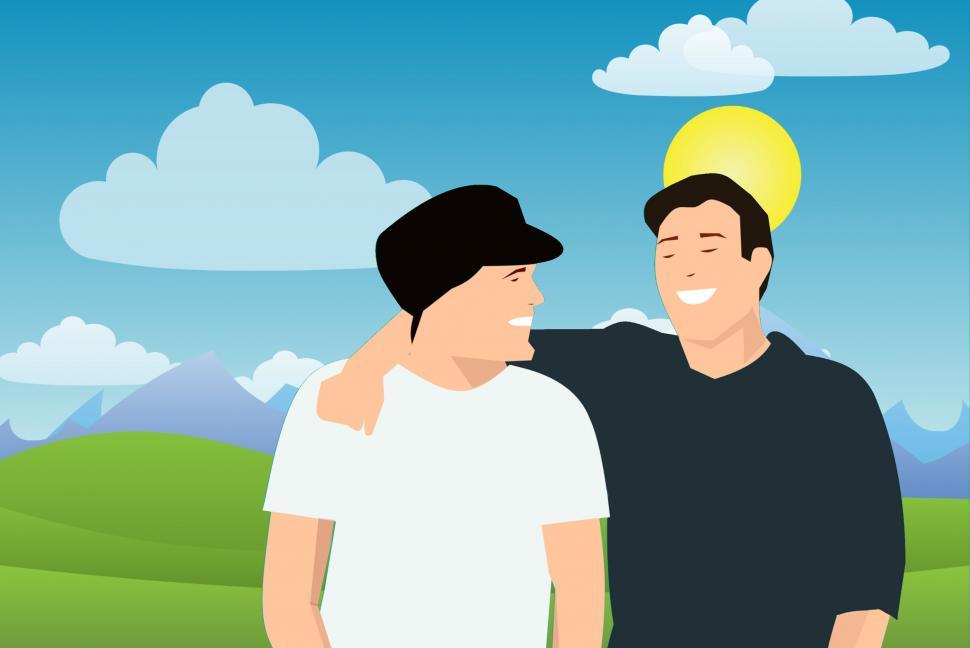 Free Image of friends in the park  
