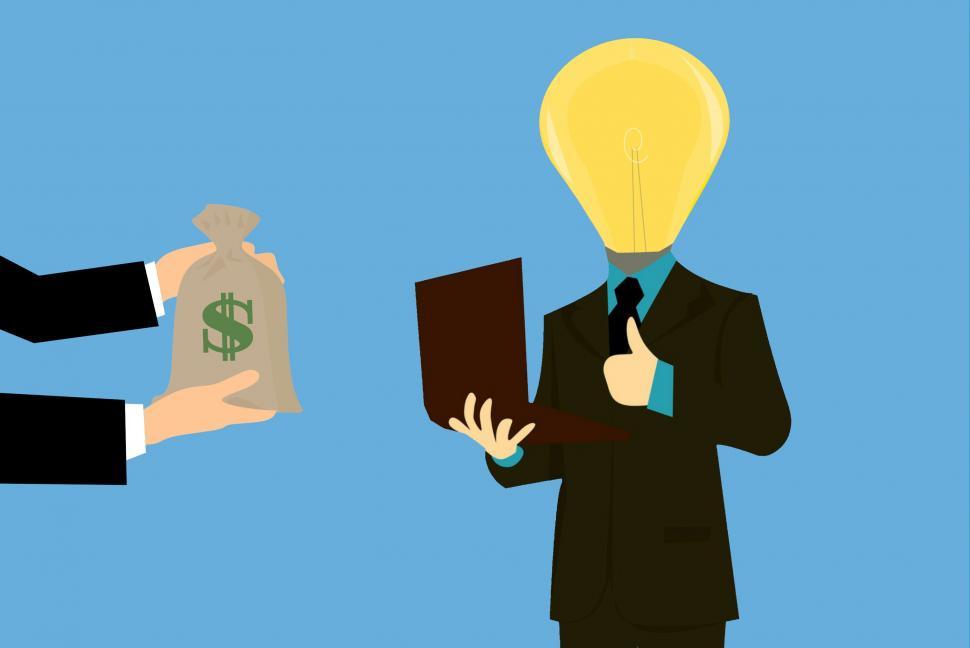 Free Image of Freelancer getting paid  