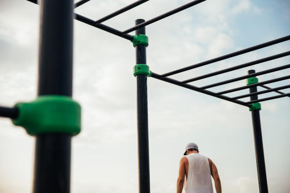 Free Image of Workout bars at park 