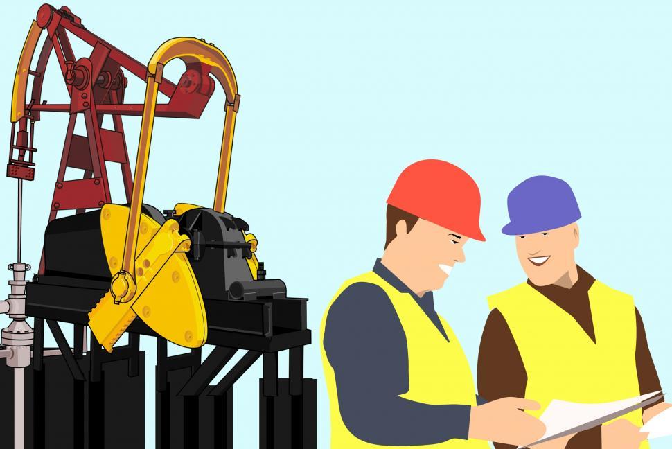 Free Image of oil rig engineer  