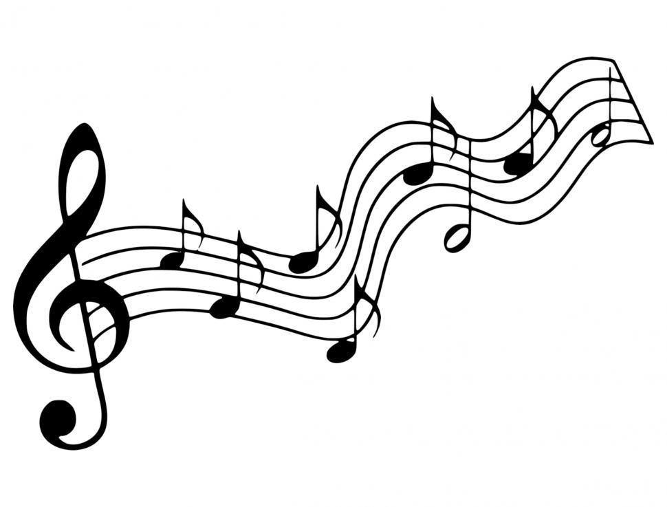 Free Image of music note Silhouette  