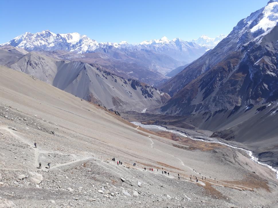 Free Image of Tilicho Lake Trek Route  