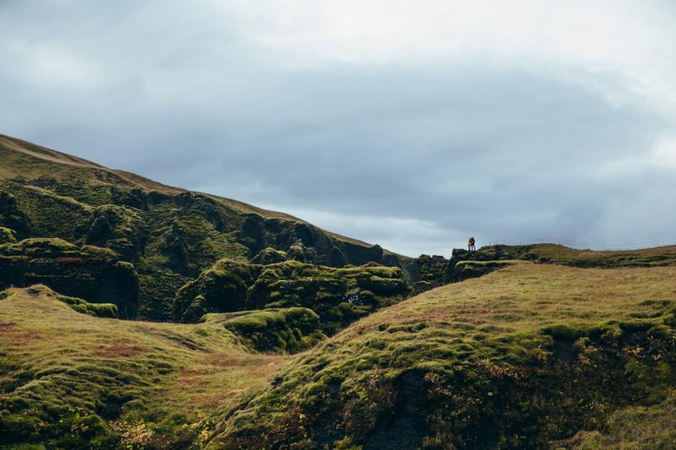 Free Image of A couple on a hiking adventure 