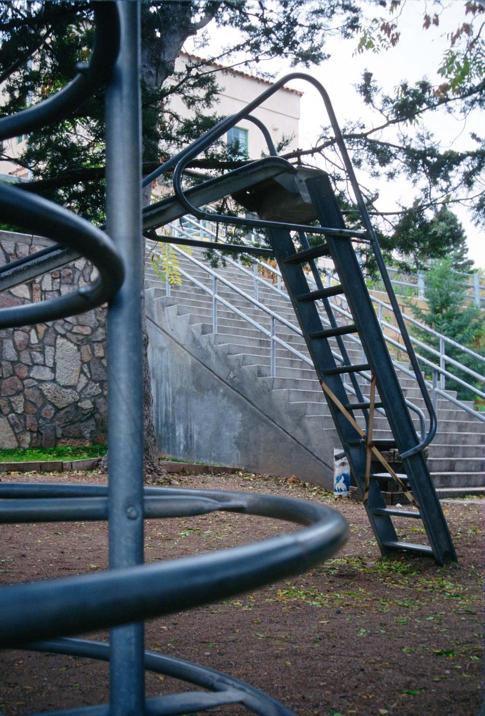 Free Image of Metal Playground Equipment 