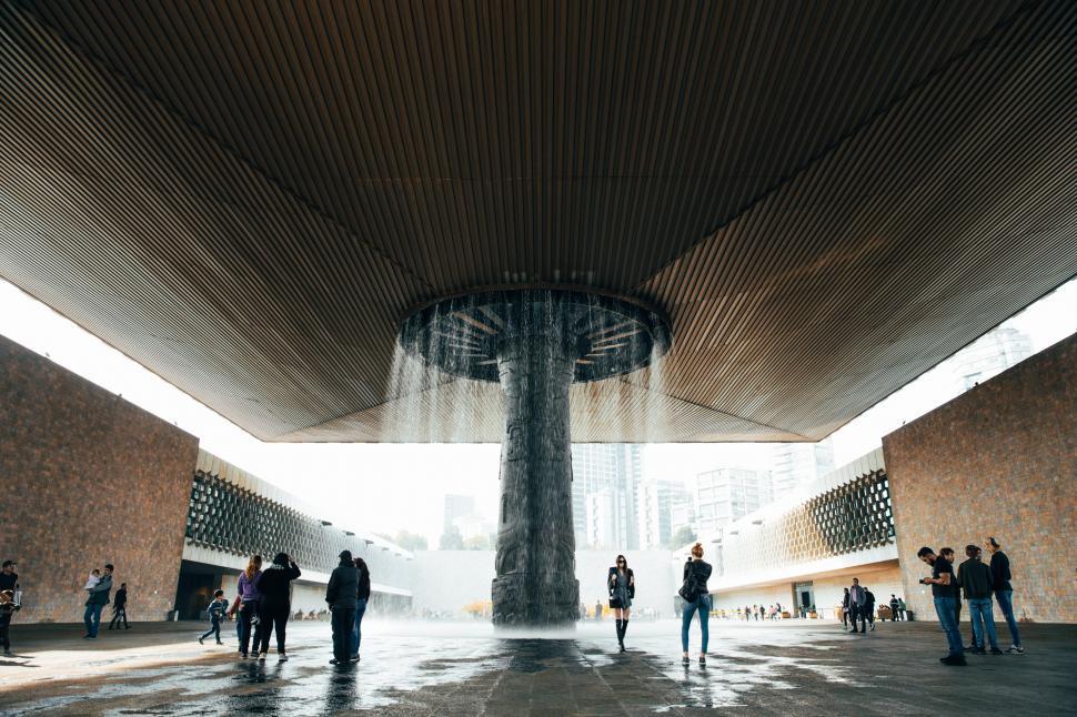 Free Image of Water structure at Museo De Antropologia 
