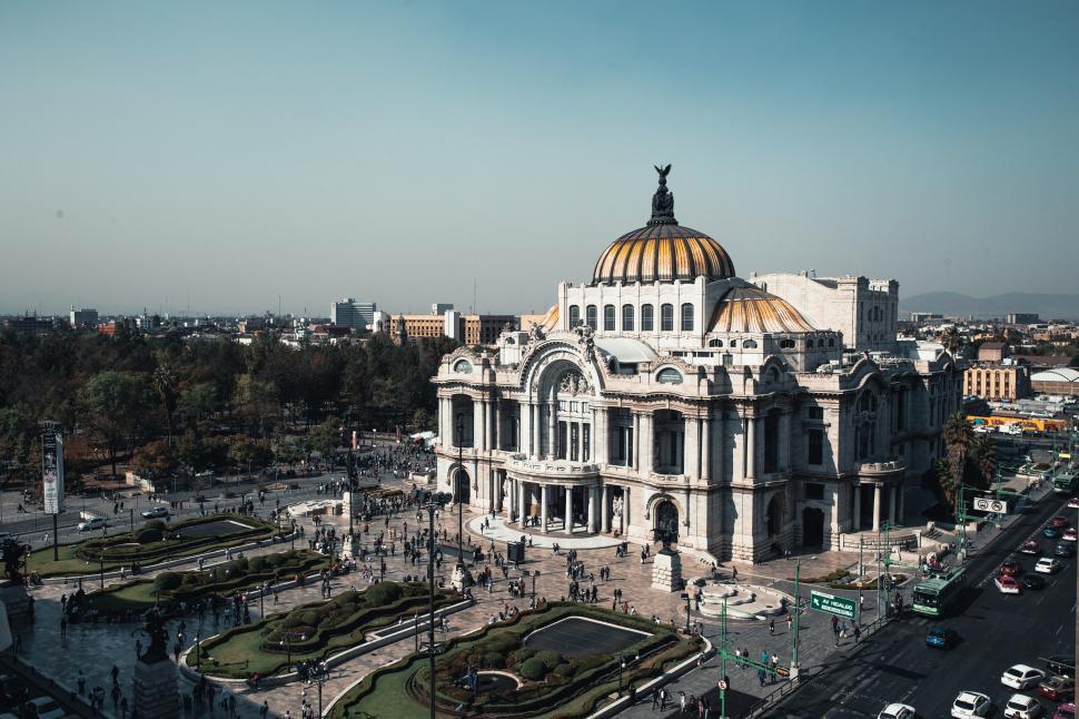 Free Image of Corner view Palacio de Bellas Artes, Mexico City 