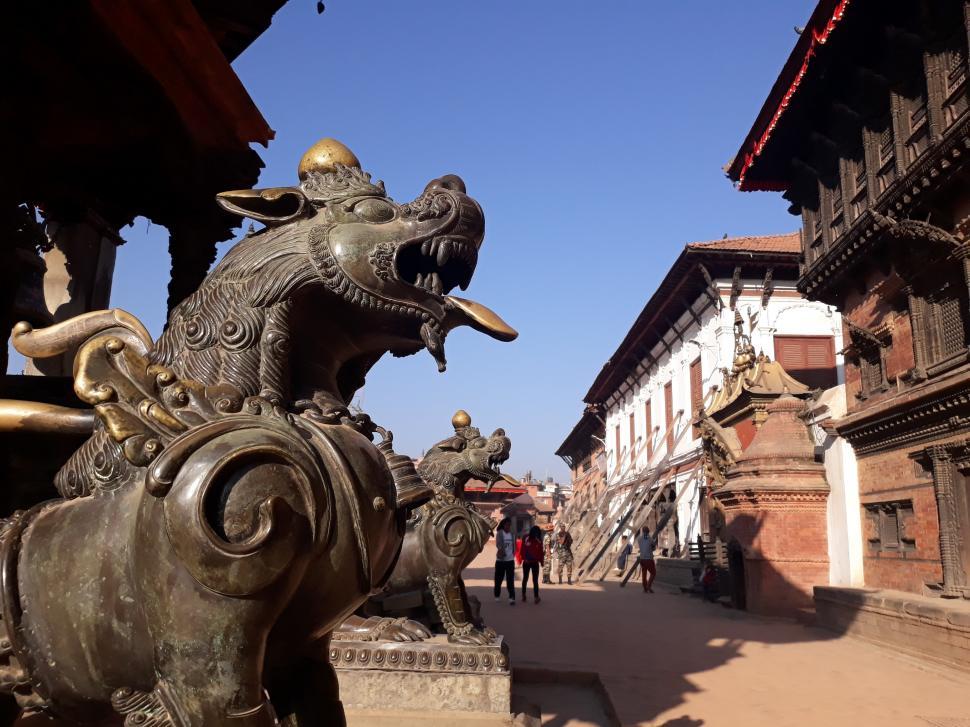 Free Image of Bhaktapur Durbar Square Statuary 