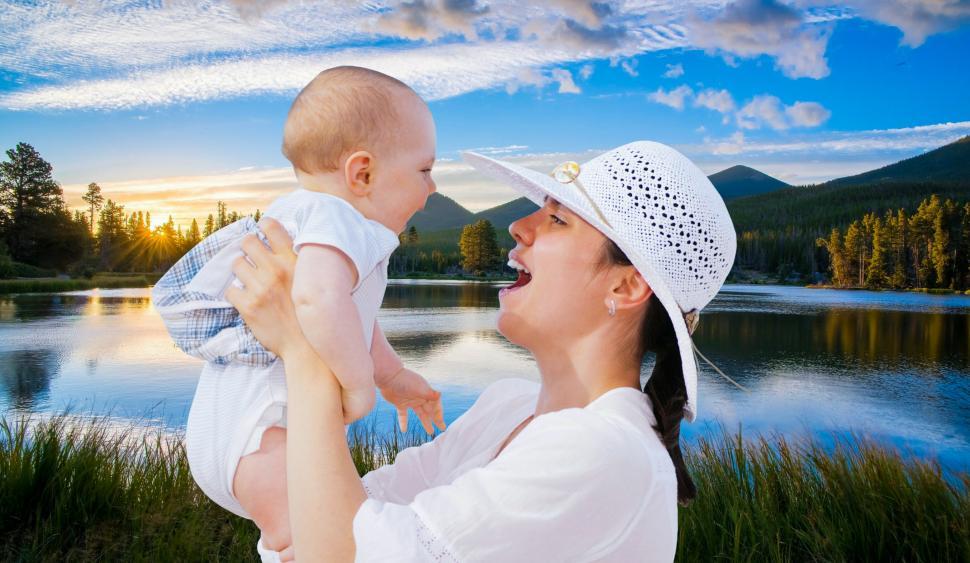 Free Image of happy Mother  