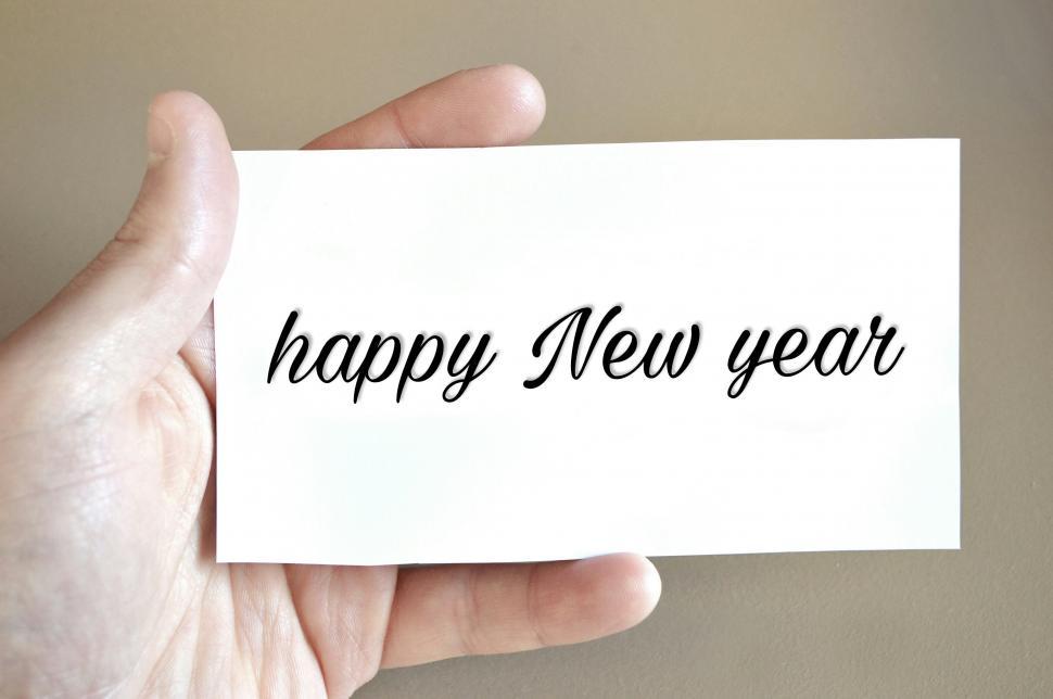 Free Image of new year card  